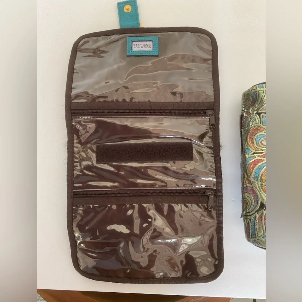 Stephanie Johnson Cosmetic Makeup Jewelry Travel Bag